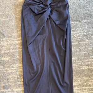 Elegant Navy Blue Women's Skirt